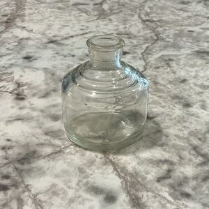 Vintage Clear Glass inkwell